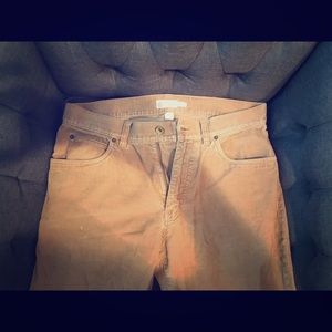Brown/Tan Corduroy J Crew Pants